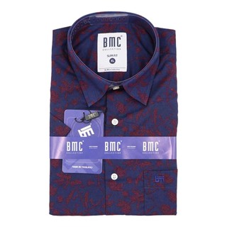 BMC Slimfit Shirts Short Sleeve 2310059 (Design-3) Large