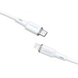 Acefast C2-01 Pd30W Max USB-C To IPH Zinc Alloy Silicone Charging Data Cable 27070004 White