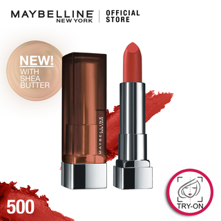 Maybelline Color Sensational Creamy Matte Lipstick 696 Burgundy Blush 3.9G