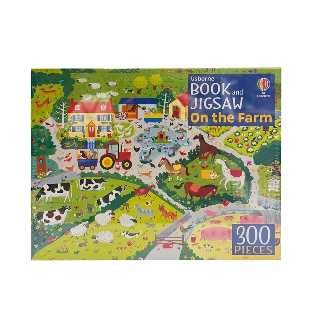 Book & Jigsaw On The Farm 300 Pieces