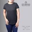Cottonfield Women Short Sleeve Plain T-shirt C01 (Large)