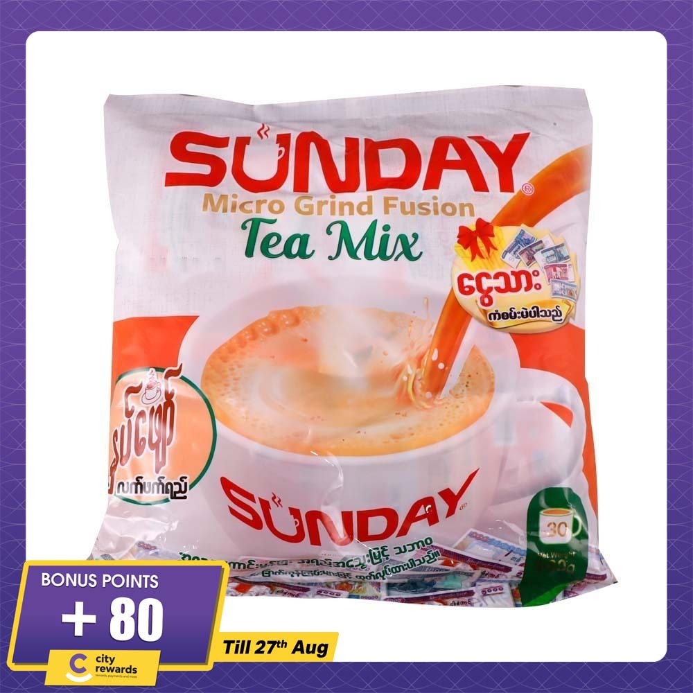 Sunday 3 in 1 Instant Tea Mix 660G 30Sachets (Hnat Phyaw)