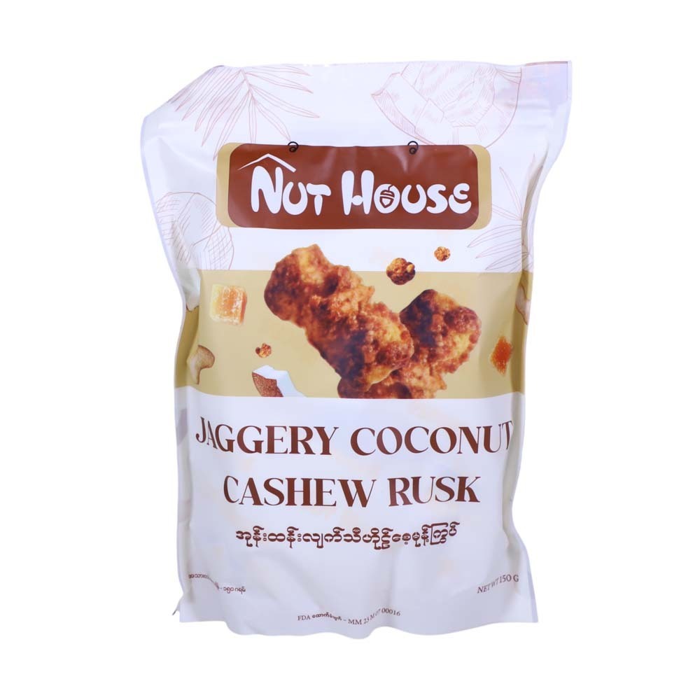 Nut House Jaggery Coconut Cashew Rusk 150G