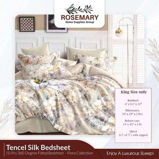 Rosemary Flora Collection Bedsheet Set (5PCS) RM-RM-TBS1001 (TB-10)