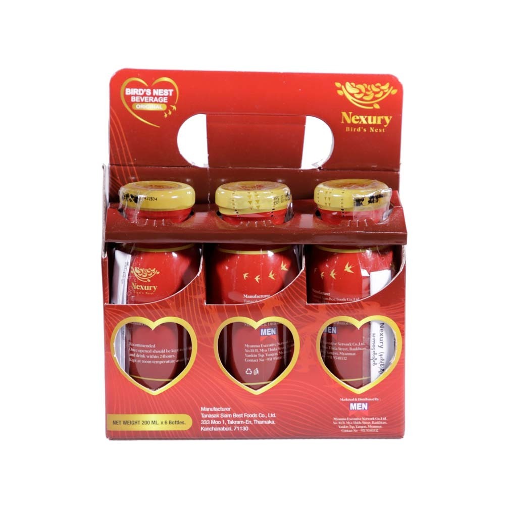 Nexury Bird's Nest Rock Sugar 200ML x 6