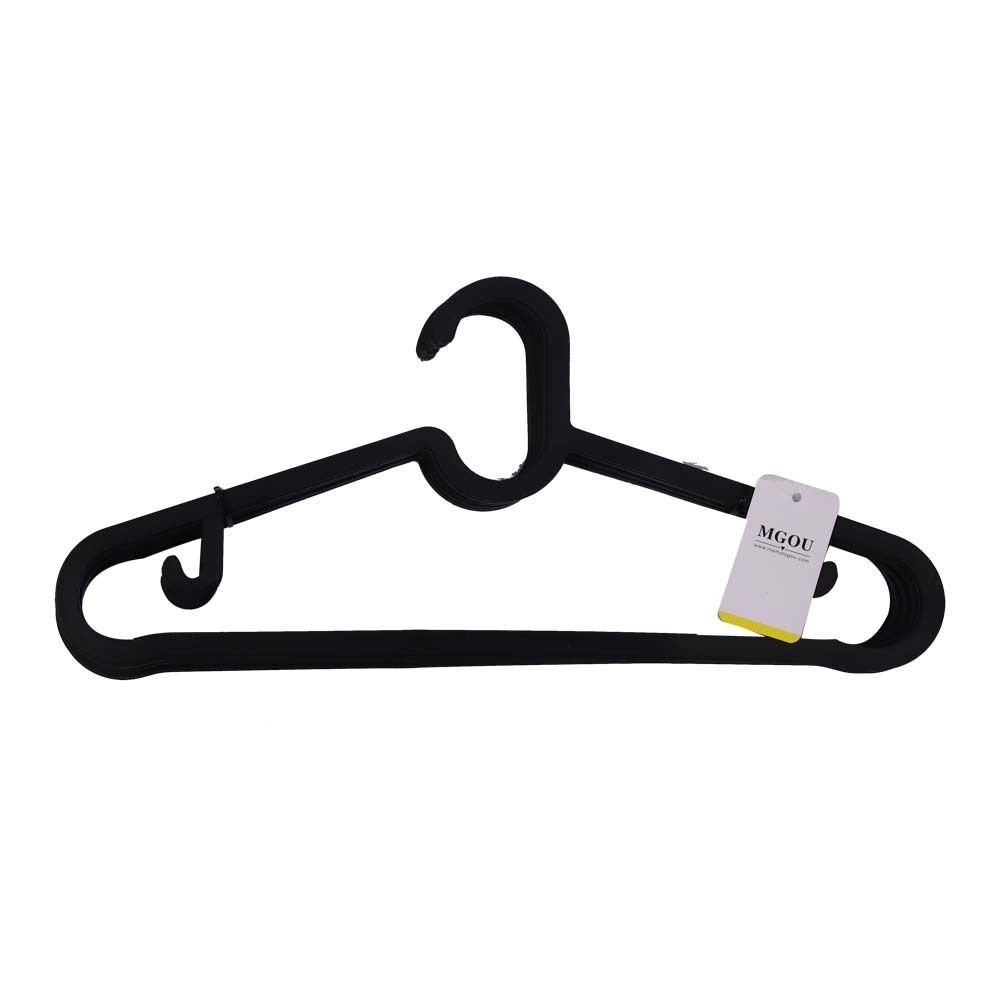 MGOU 10Coat  Hangers Black QA-2653
