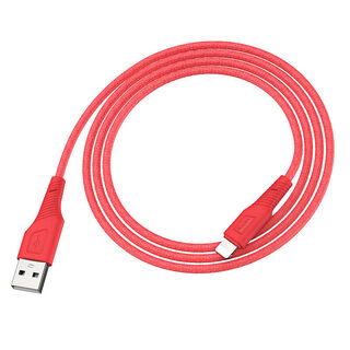 NEW  X58 Airy Silicone Charging Data Cable For Lightning/Black