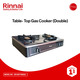 Rinnai Table-Top Gas Cooker RV-B271SB(S) Silver