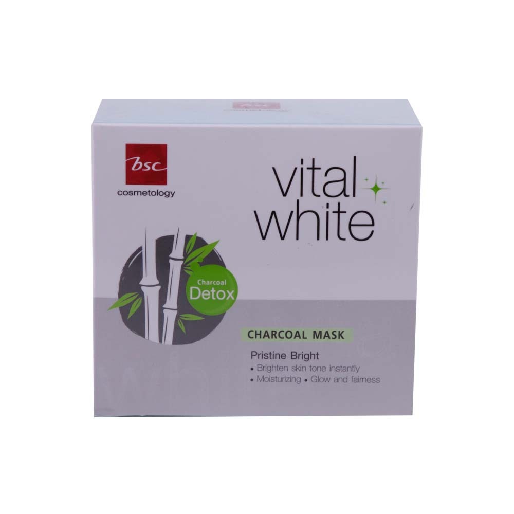 BSC Vital White Charcoal Mask 6X15G