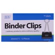 Kck Binder Clips 25MM 12PCS NO.2025