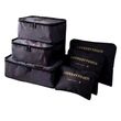 6 in 1 Travel Bags Black