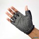 Burtono Fingerless Padded Cycling Gloves FIT-BT-GH1C-Black-Medium