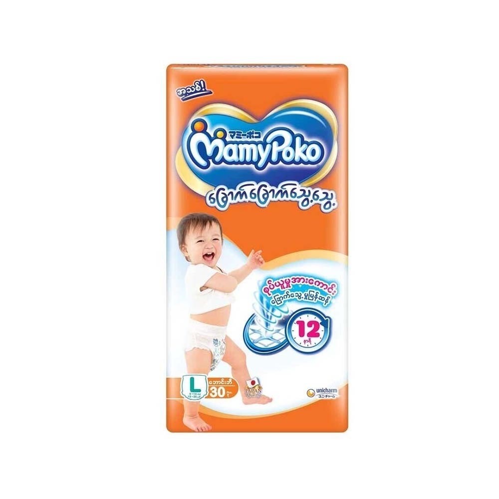 Mamypoko Baby Diaper Pants D&N Jumbo 30PCS (L)