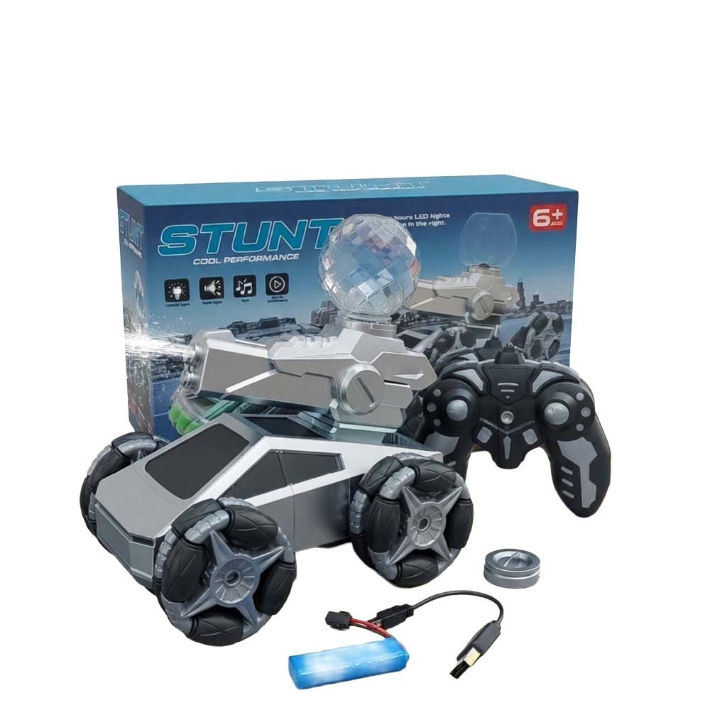 Baby Cele 2.4G Remote Control Stunt Car With LED Lights & Water Spray 12166
