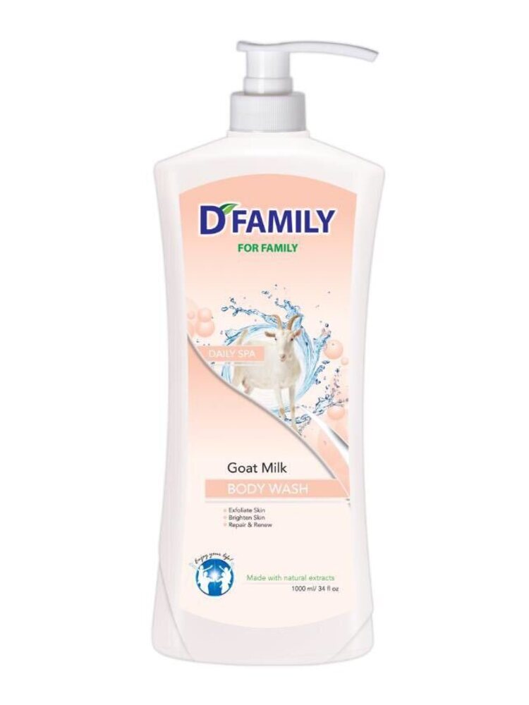 D Family Body Wash Goat Milk 1000ML