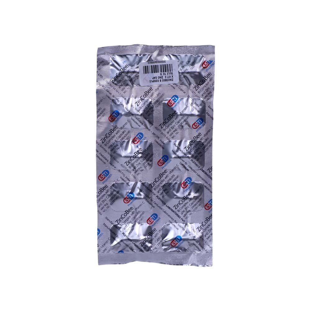 Zincobee B Complex Vit C & Zinc Capsule 10PCS