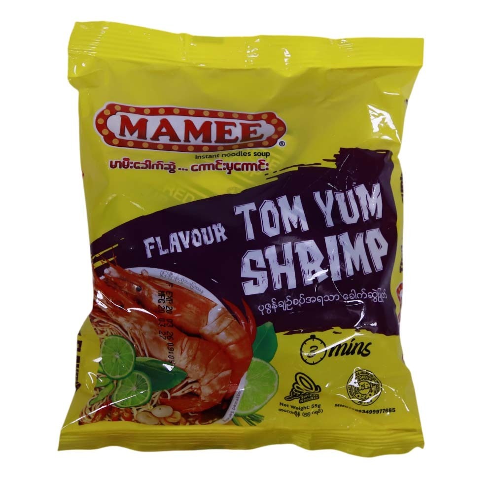 Mamee Instant Noodle Tom Yum Shrimp 55G