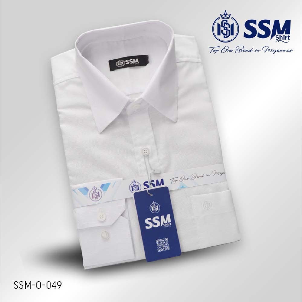 Oxford Shirt Long Sleeve Large (Luxury White) SSM-O-P-L-049