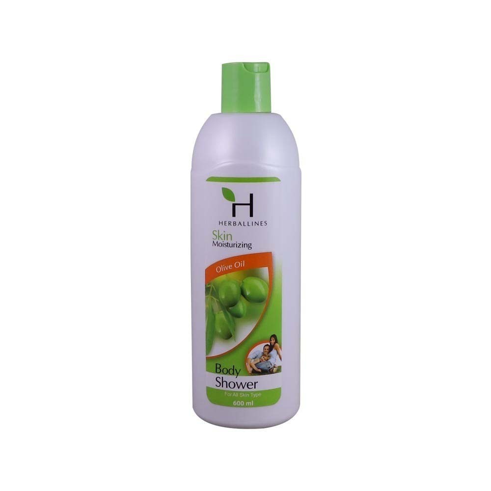 Herballines Skin Moisturizing Body Shower 600ML (Olive Oil)