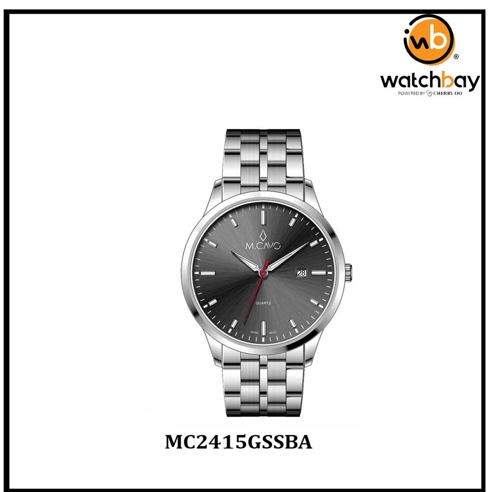 M.Cavo Men Watch MC2415GSSBA Cherry Oo