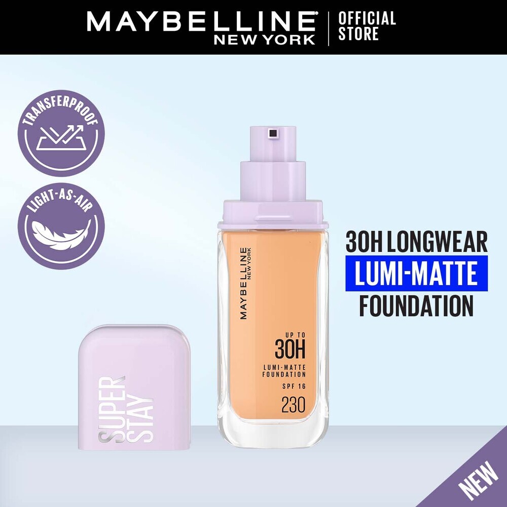 Maybelline Super Stay 30H Lumi-Matte Foundation SPF  16 35ML 230