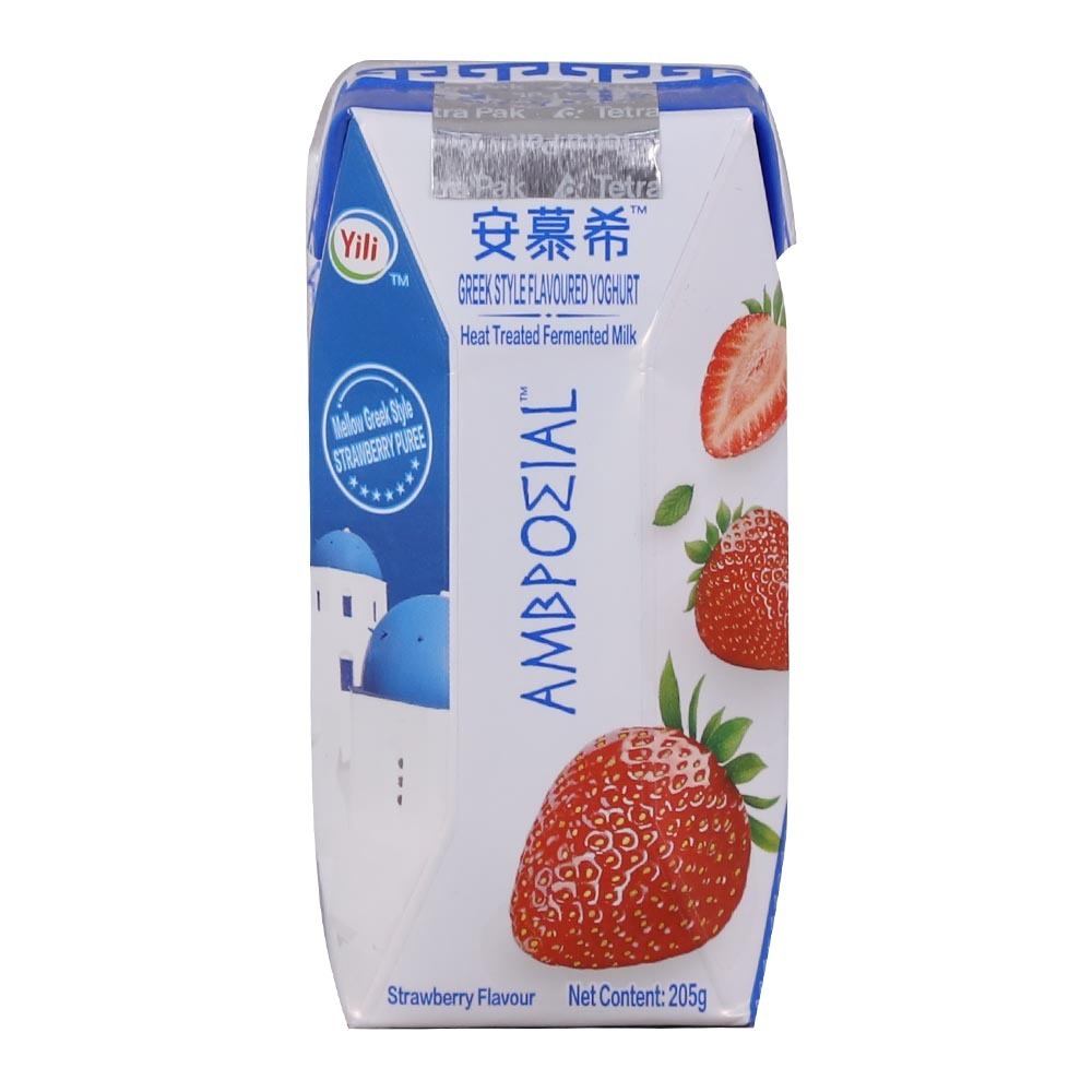 Ambrosial Greek Style Strawberry Yoghurt 205G