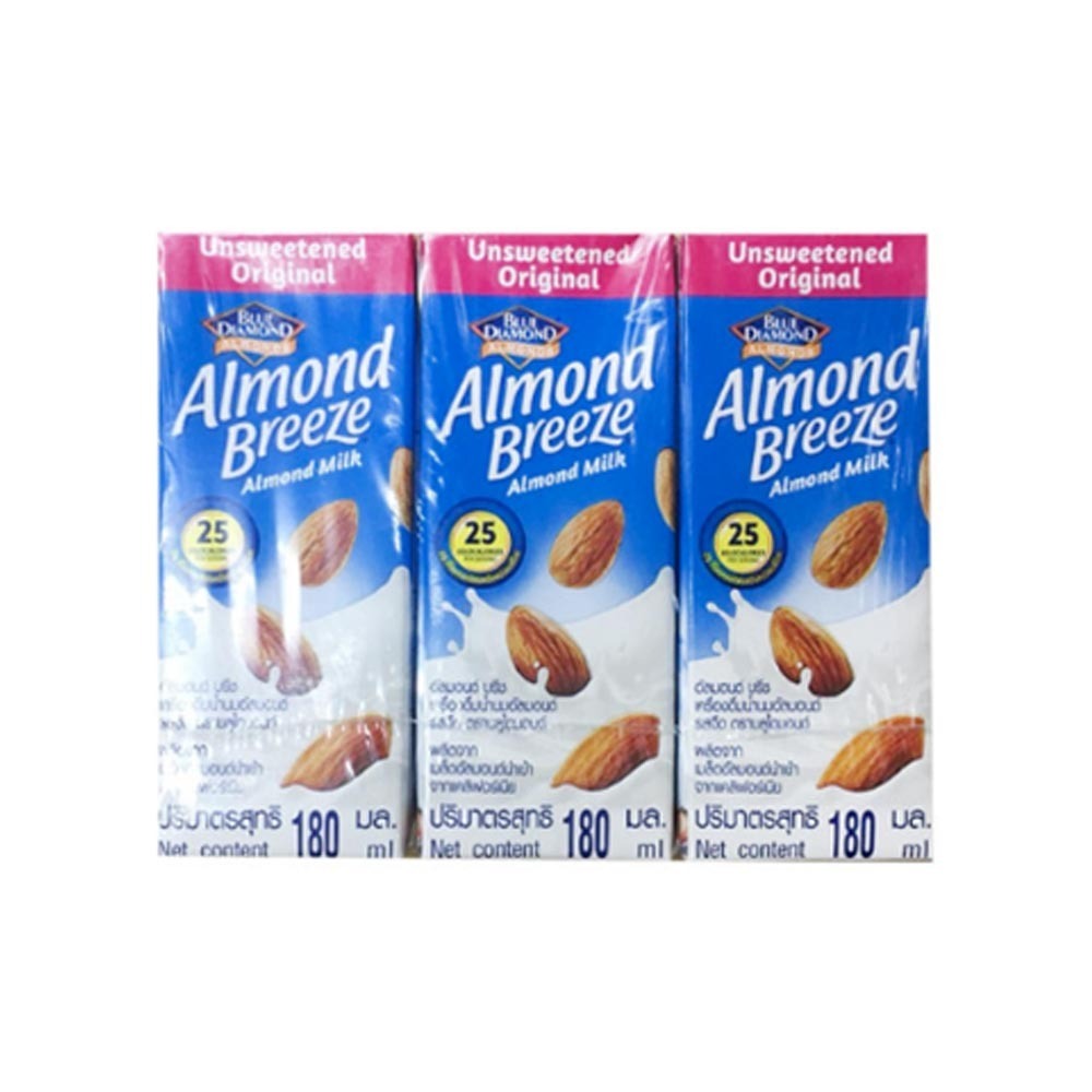 Blue Diamond Almond Milk Unsweeted Flavr 180MLx3PCS