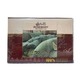 Rosemary 100% Cotton Double Bedsheet Set RM-004 Green