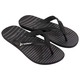 Rider Feel Urban Thong Ad Flip (No-7) Black, Dark Grey & White 212318AU45807