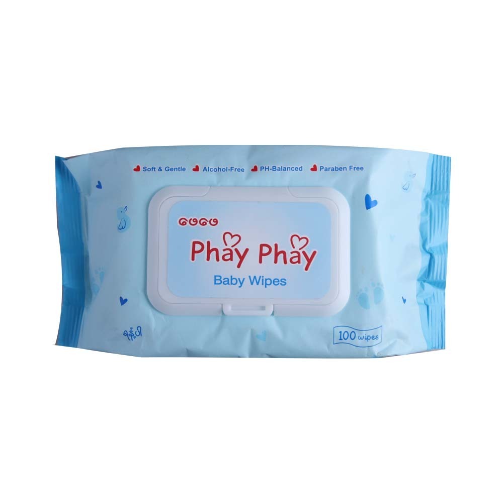 Happy Mammy Phay Phay Baby Wipes 100PCS