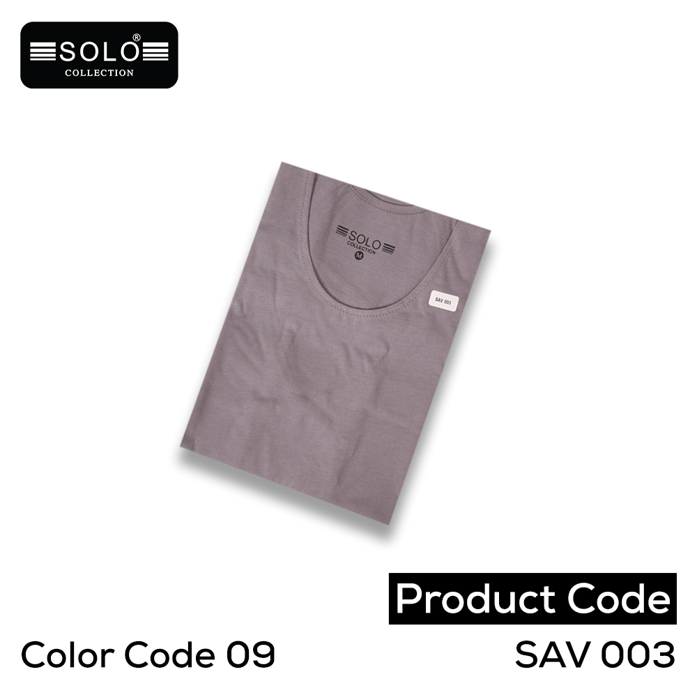 SOLO COLLLECTION Men Plain Vest SAV 003 (Code 09-XXL)