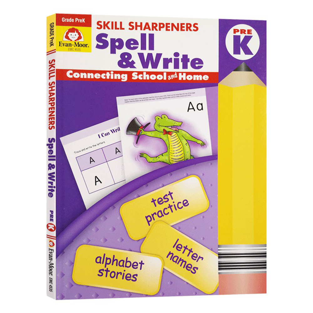 Skill Sharpeners Spell And Write Activity Bk Pre K NO BRAND Brands