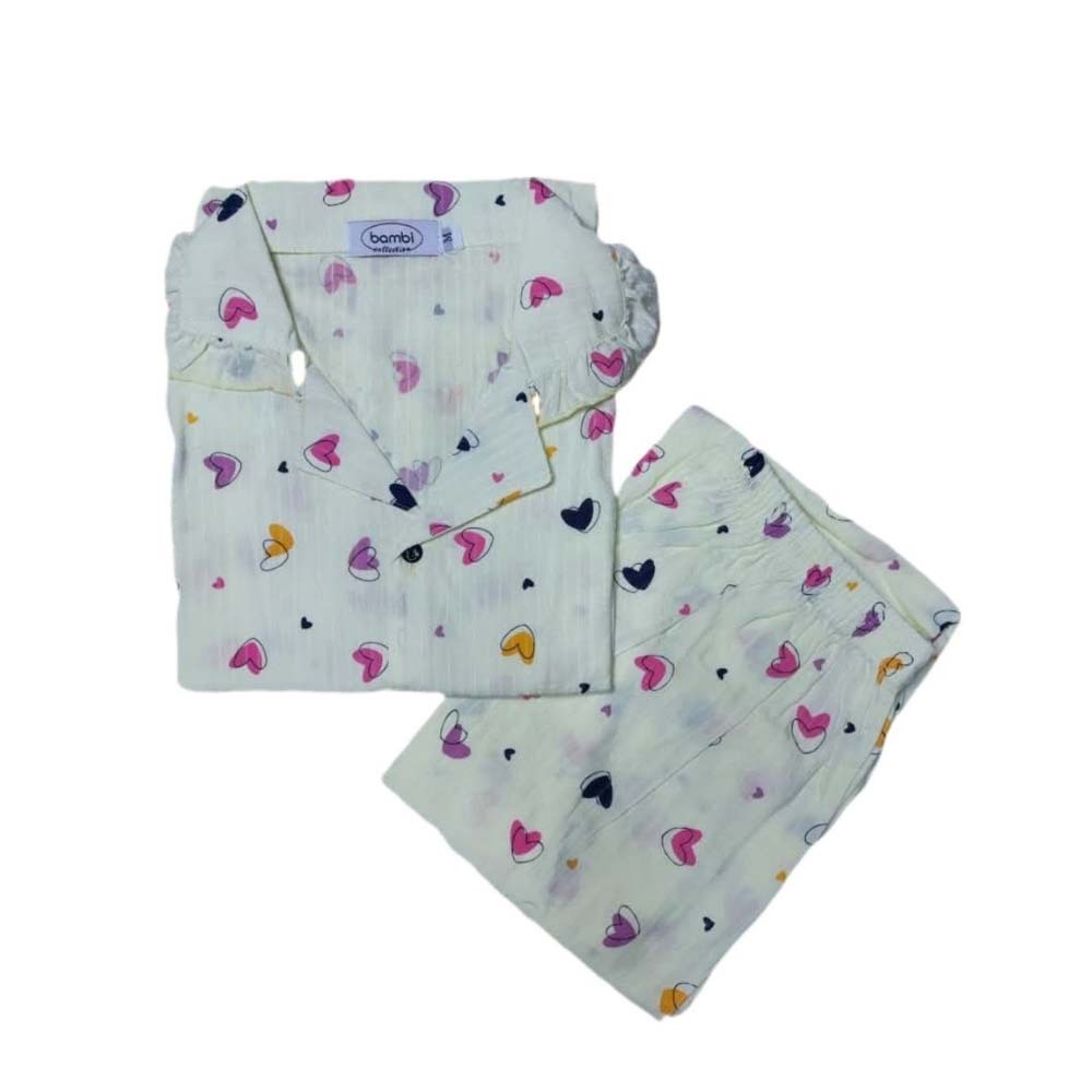 Bambi Womenwear Cotton Oneset L/L Yellow AA0047 Medium