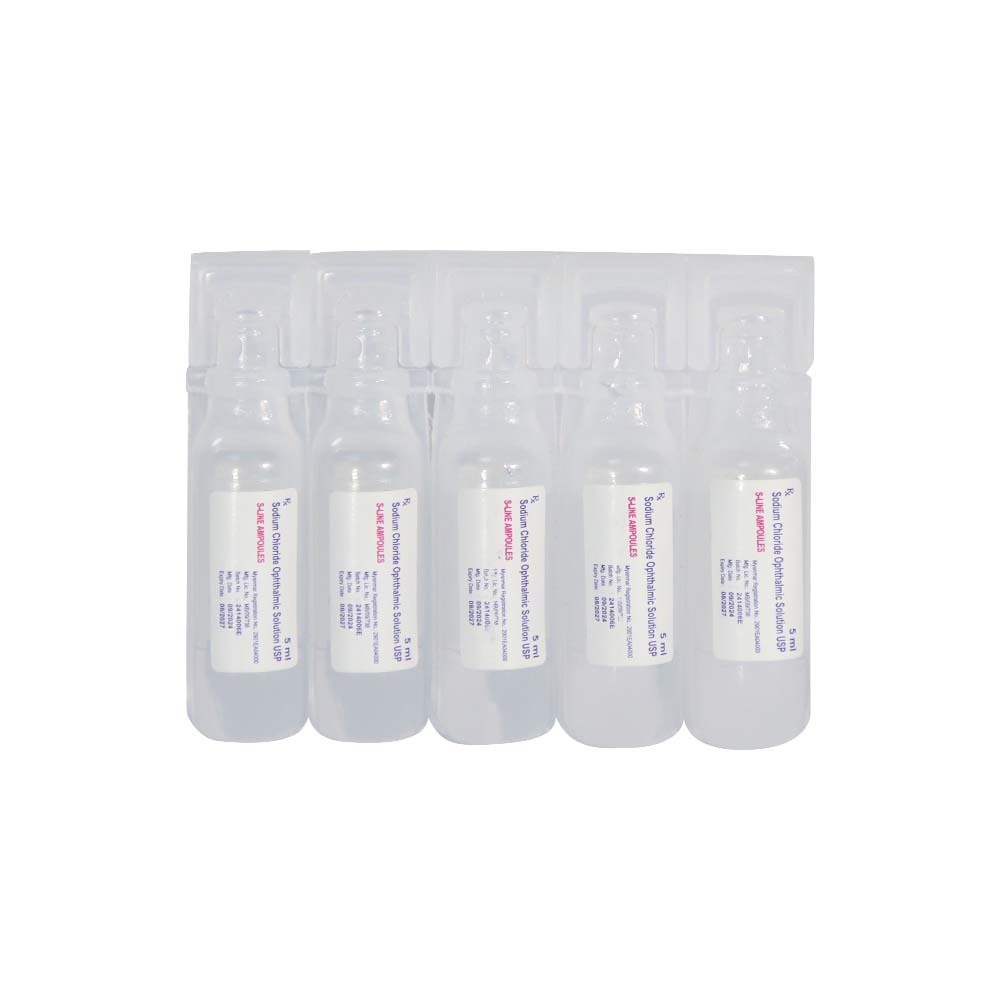 S-Line Ampoules Sodium Chloride Ophthalmic 5ML 5PCS