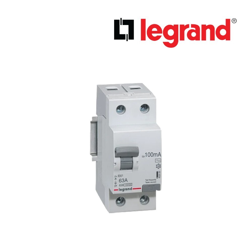 Legrand LG-RX3 RCCB 2P 63A AC 100MA (402030) Breaker (LG-07-402030)