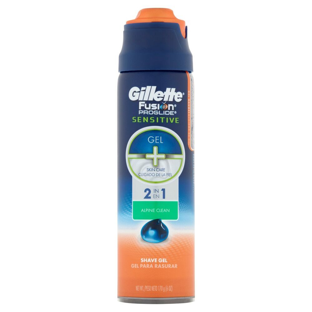 Gillette Fusion Shave Gel 2 In 1 Cooling 195G
