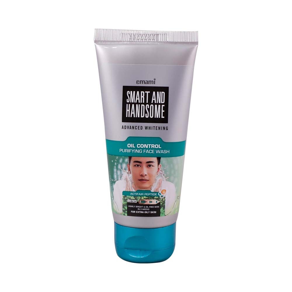 Emami Smart & Handsome Advanced Whitening Oil Control Purifying Face Wash 50G