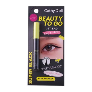 Cathy Doll Jet Lag Easy Eyeliner 0.4ML Super Black