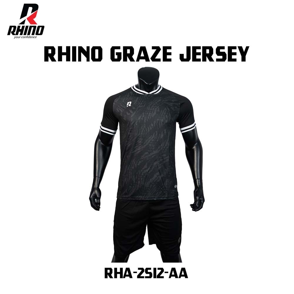 Rhino Graze Jersey RHA-2512-AA Black XXL