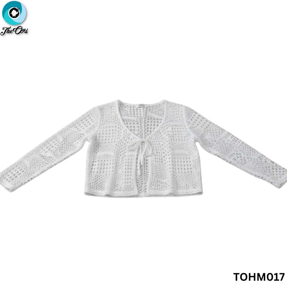 The Ori Women Cardigan TOHM017 White Medium