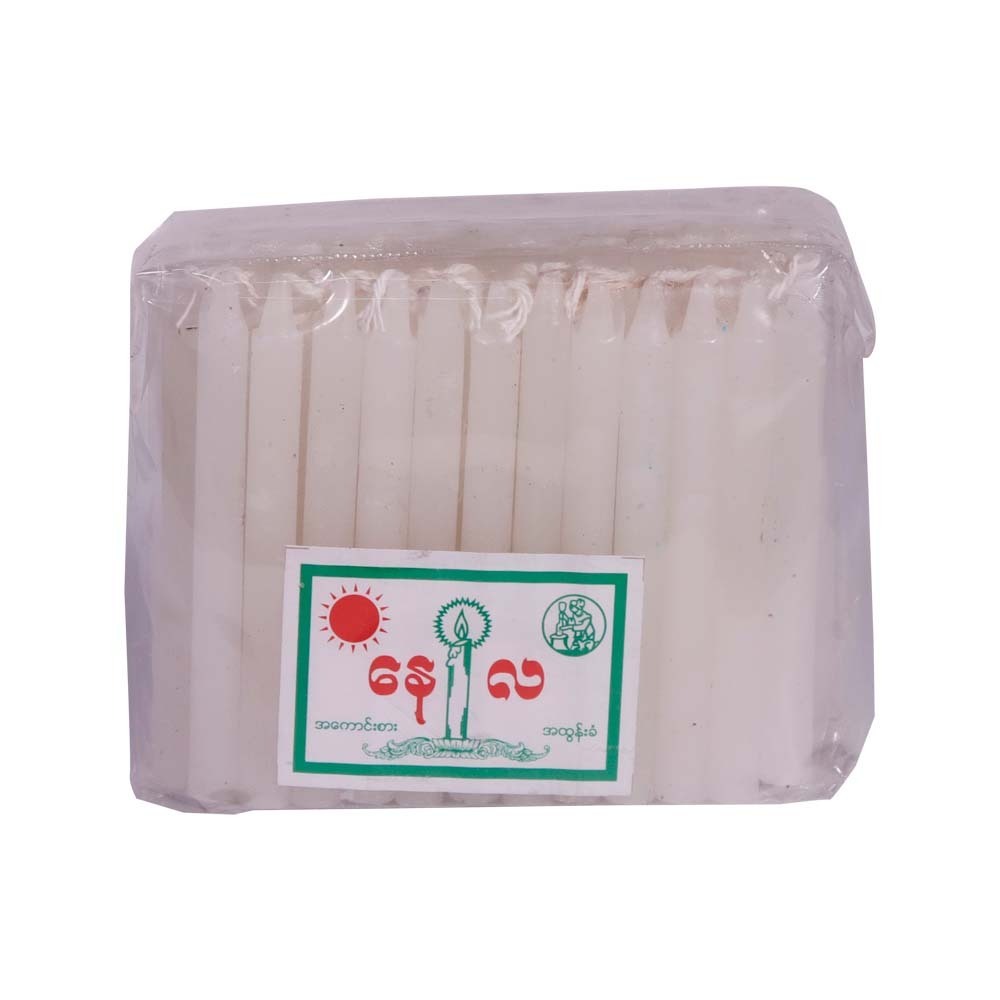 Sun & Moon White Candle 3.5in 25PCS x 3