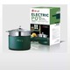 Electronic pot( 2 ထပ်)2ထပ်အိုး ပုံသစ်စတီးပေါင်းဇကာပါ