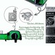 EFF Portable Gas Stove Black & Green 2111PF