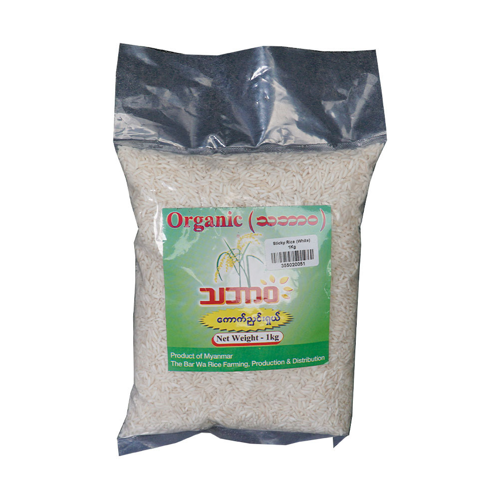 Tha Bar Wa Sticky Rice White 1KG - Grade A