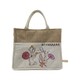 90s Belle Handed Paint Jute Bag B058