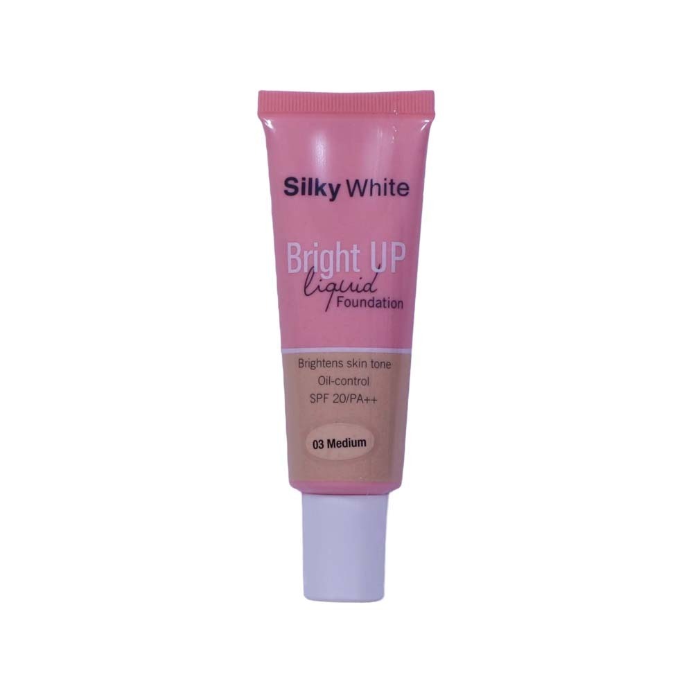 Silky White Bright Up Liquid Foundation 25ML 03