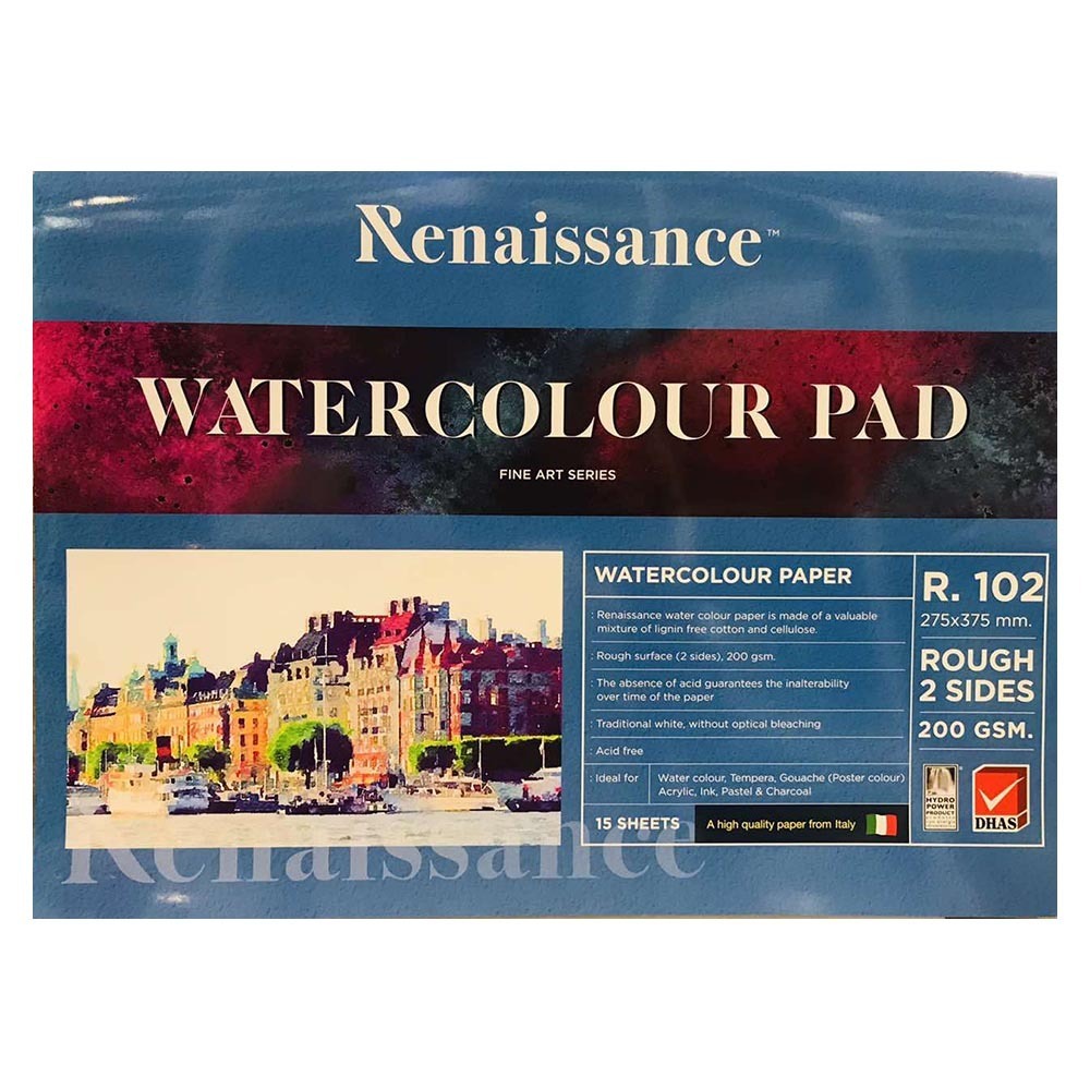 Master Art Water Colour Paper Pad 275X375MM P-15