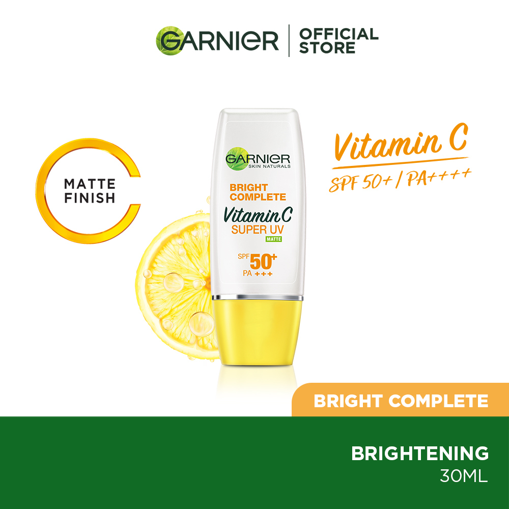 Garnier Bright Complete Super UV Matte Spot Proof Sunscreen SPF 50 Pa+++ 30ML