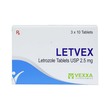 Letvex Letrozole 2.5MG 10PCSx3