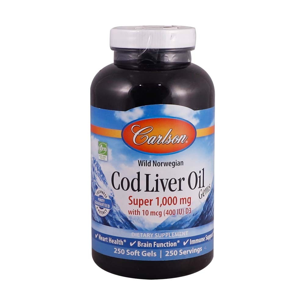 Carlson Cod Liver Oil 1000MG 250PCS